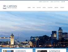 Tablet Screenshot of capstan-capital.com